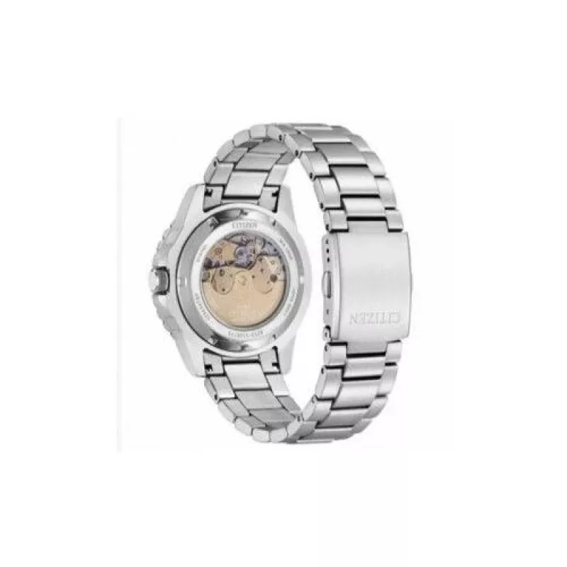 CITIZEN meeste automaatkell NJ0170-83X 43mm roostevabast terasest rohelise numbrilaual