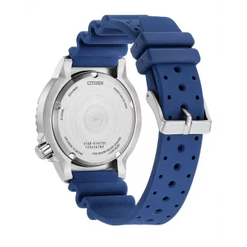 CITIZEN Promaster Diver Eco-Drive meeste käekell BN0168-06L 44mm sinise numbrilaua ja sinise polüuretaanist rihmaga