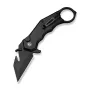 CIVIVI Amaroq kokkupandav nuga Nitro-V must alumiinium Drop Point Plain Edge C24018-2
