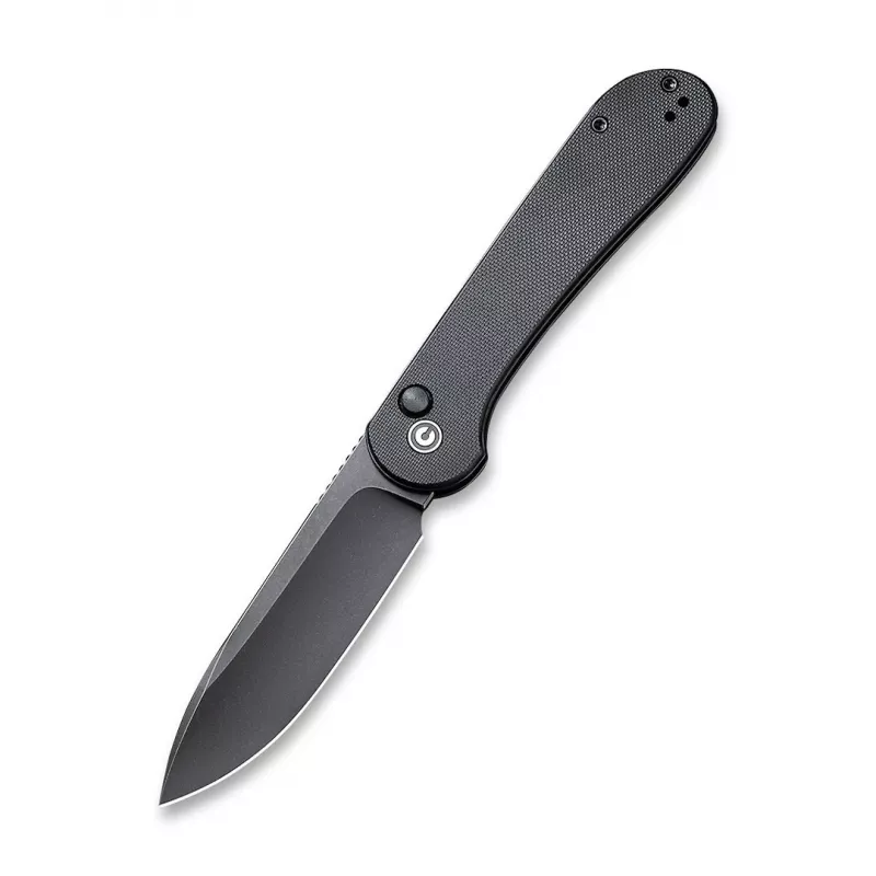 CIVIVI Button Lock Elementum Folding Knife Black G10 Nitro-V