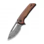 CIVIVI Odium Damascus kokkupandav nuga, 2.65 tolli Damascus Drop Point tera, must G10 käepide, Liner Lock, EDC taskunuga Ferrum Forge