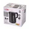 Clatronic WK 3835 juhtmeta elektriline veekeetja 1.7L 2200W must plastik