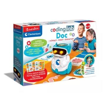 Clementoni DOC Haridusrobot Lastele, Poola Keel, 5+ Aastat, STEM Programmeerimismänguasi