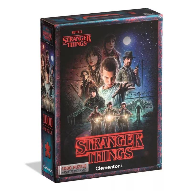 Clementoni Puzzle 1000 Netflix Stranger Things Season 1 Poster