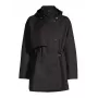 Mantel Scandi Trench Rain Black