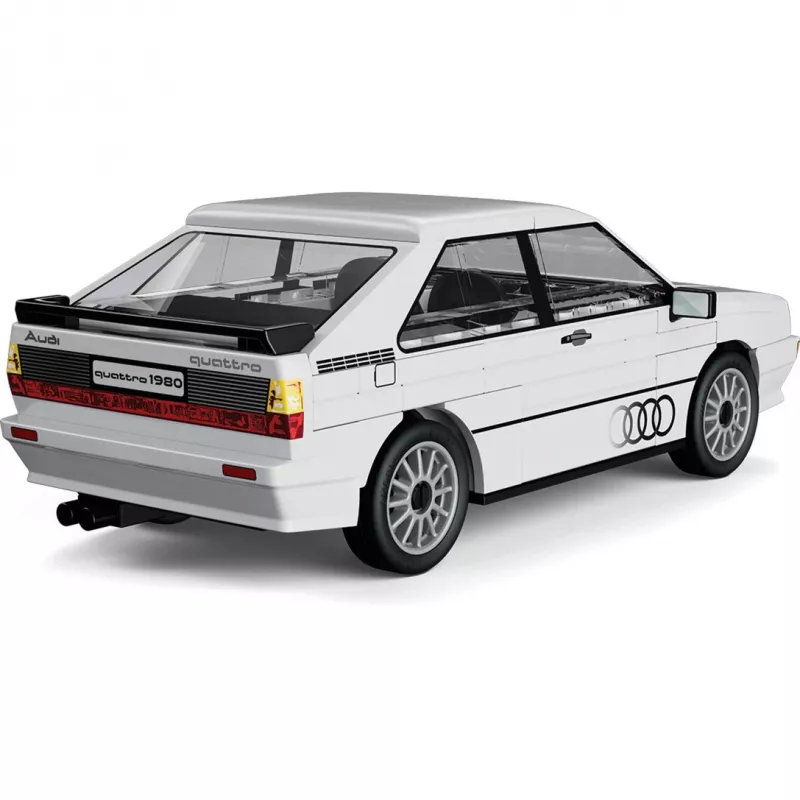 Cobi Audi Quattro 1980 Valge 1:35 Skaala Ehitusklotside Komplekt