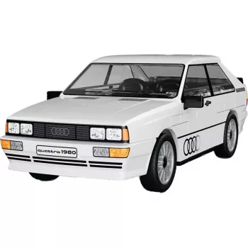 Cobi Audi Quattro 1980 Valge 1:35 Skaala Ehitusklotside Komplekt