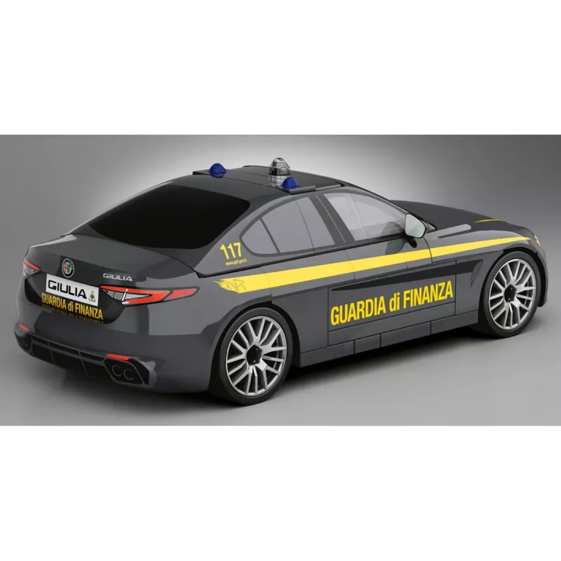 Cobi Ehitusklotside Mudel Alfa Romeo Giulia Quadrifoglio Guardia di Finanza 1:35