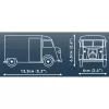 COBI Citroen Type H 1:35 Ehitusklotside Komplekt (246 tükki)