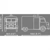 COBI Citroen Type H Police Ehitusklotside Komplekt (1:35 Skaala)