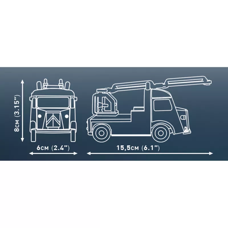 COBI Citroen Type H Pompiers (1:35) Plastikmudeli komplekt