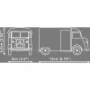 COBI Citroen Type H Service Plastmassist Mudelikomplekt 1:35