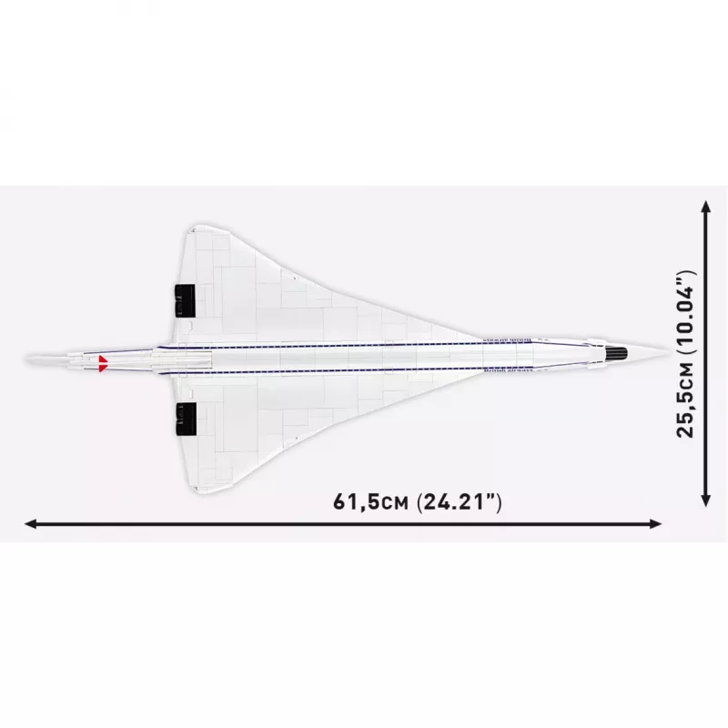 COBI Concorde G-BBDG ehituskomplekt 450 tükki, mõõtkavas 1:95