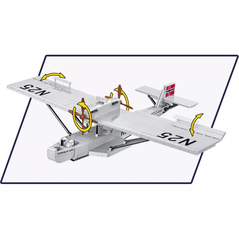 COBI Dornier Do J Wal Amundsen 1:72 Plastikmudeli Komplekt