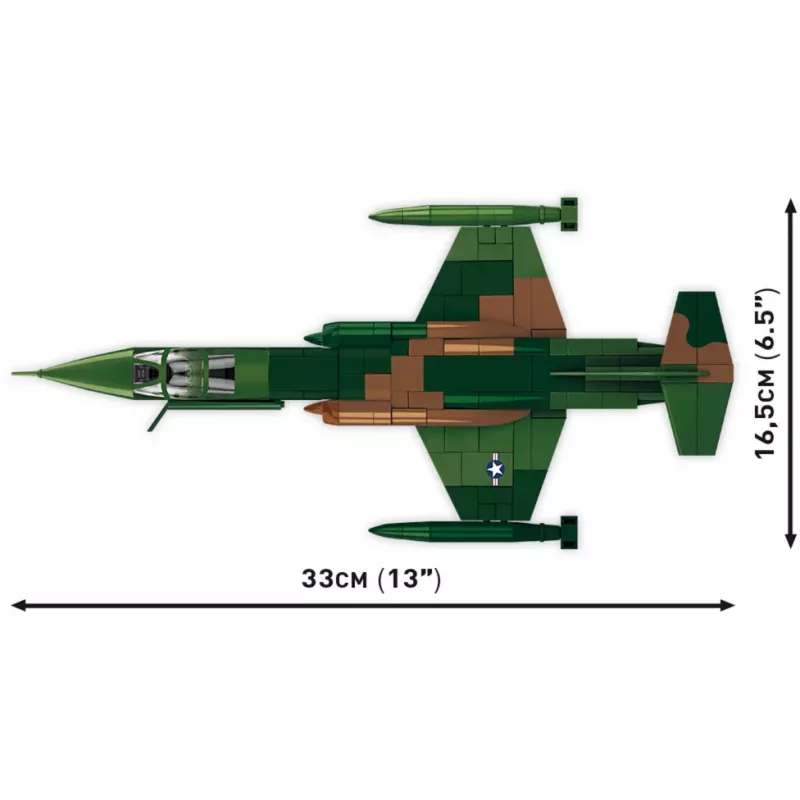Cobi Lockheed F-104 Starfighter Ehitusklotside Komplekt (370 tükki)