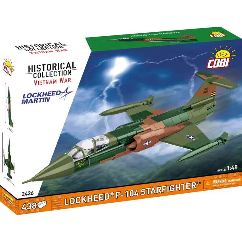 Cobi Lockheed F-104 Starfighter Ehitusklotside Komplekt (370 tükki)