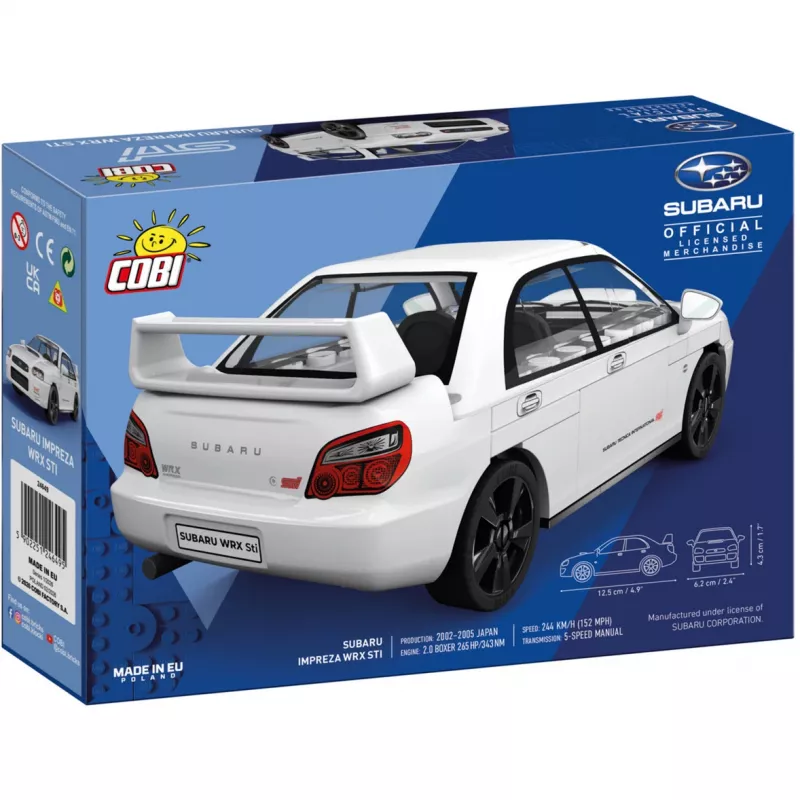Cobi Subaru Impreza WRX STI ehitusklotside komplekt (mõõtkavas 1:35, 255 tükki)