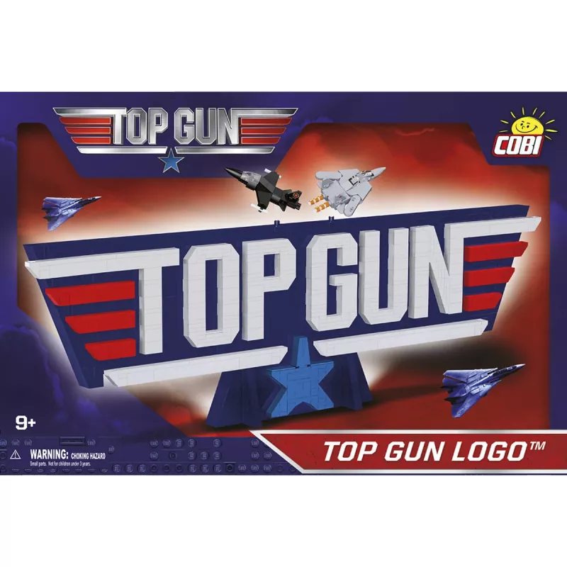 COBI Top Gun Logo F-14 Tomcat Fighter Jet Ehitusklotsid 732 Tükki