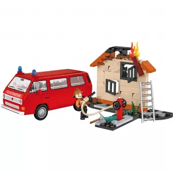 Cobi Volkswagen T3 Feuerwehr Tuletõrjeauto Ehitusklotside Komplekt (230 tükki)