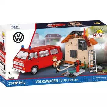 Cobi Volkswagen T3 Feuerwehr Tuletõrjeauto Ehitusklotside Komplekt (230 tükki)