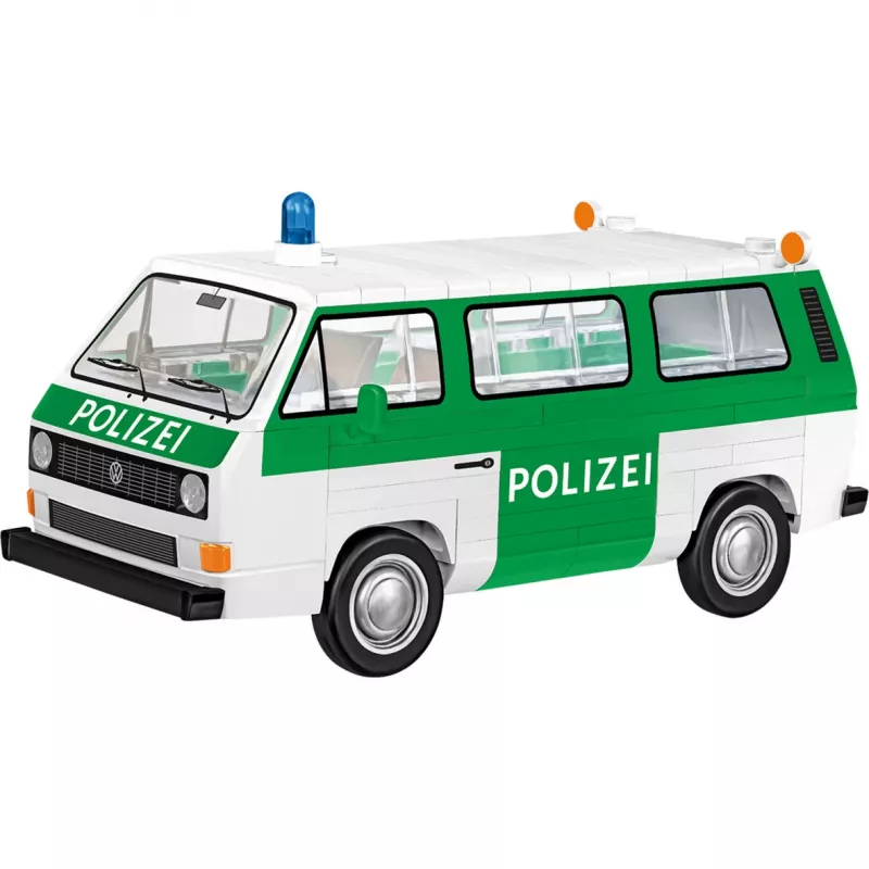 COBI Volkswagen T3 Politsei Ehitusklotside Komplekt Skaalas 1:35, 225 Tükki