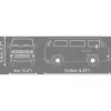 COBI Volkswagen T3 Transporter 1:35 Skaala Die-Cast Mudel (Sinine)