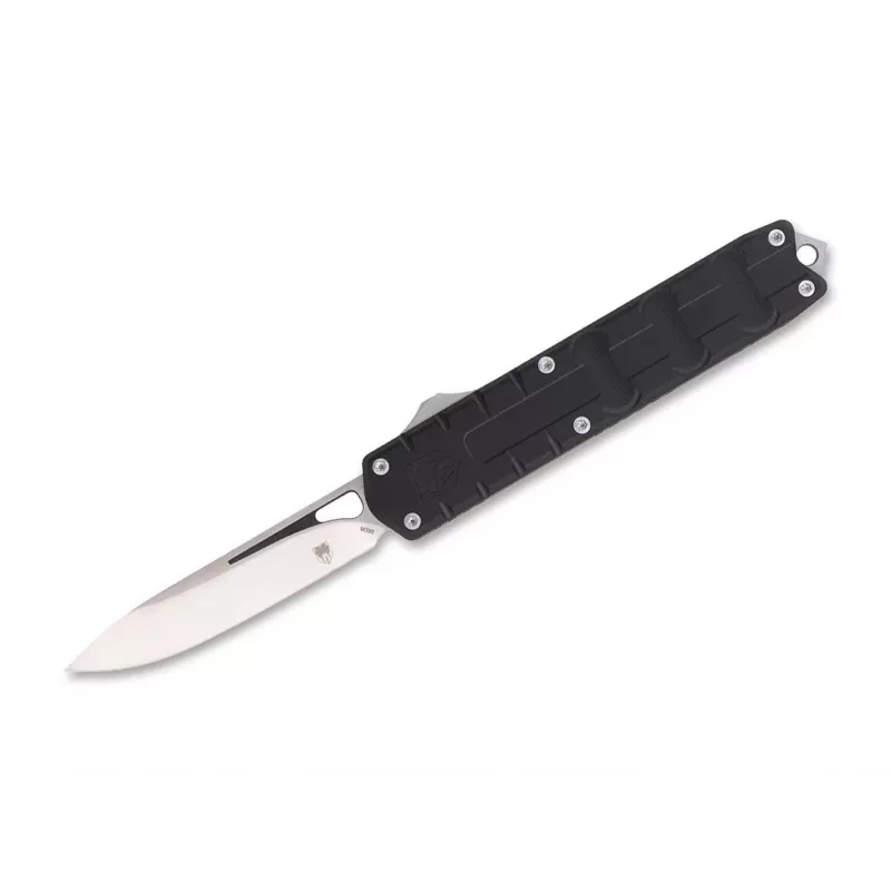 COBRA TEC CobraTec Black Enforcer M390 Drop Point OTF Automatic Knife
