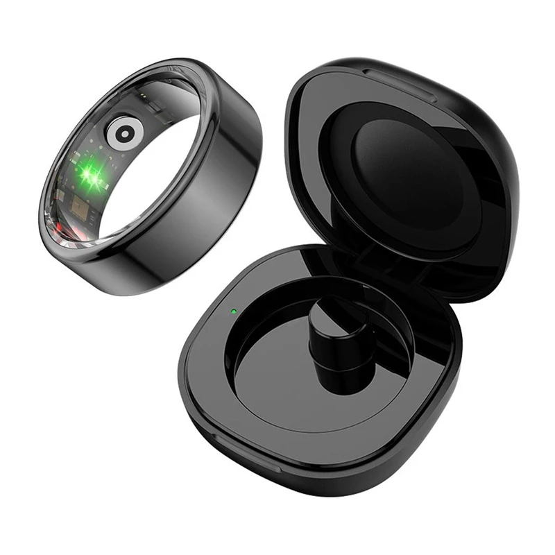COLMI R02 Smart Ring, suurus 8, 18,1 mm (must) + laadimiskarp