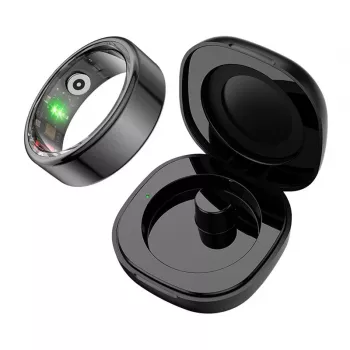 COLMI R02 Smart Ring, suurus 9, 18,9 mm (must) + laadimiskarp