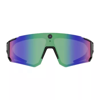 COLMI V06 AI Sports Sunglasses (Black with Blue Lenses)