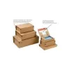 ColomPac CP 066.02 postisaadetise karp SM, pruun, sisemõõtmed 215 x 155 x 43 mm, isekleepuv