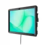 Compulocks PowerMove lukustatav seinakinnituskomplekt 11 inch tahvelarvutitele - VESA 75x75, 360° pööramine, must teras (PMGA11P)