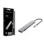 CONCEPTRONIC 7-in-1 USB-C dokkimisjaam HDMI, USB-C PD, 2x USB-A, SD- ja MicroSD-kaardilugejatega, 25 cm kaabel, Space Grey