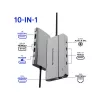 Conceptronic DONN34G 10-in-1 USB 3.2 Gen 2 MST dokkimisjaam, 4K60Hz HDMI, 8K30Hz DisplayPort, GbE, USB-C 10Gbps x 3, USB-A 480Mbps x 2, Audio, 100W USB PD