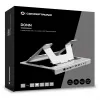 Conceptronic DONN35S sülearvuti alus 7-in-1 USB-C dokkimisjaamaga, Dual HDMI 4K60Hz, GbE, USB-C 5Gbps, 2x USB-A, 100W PD, hõbedane