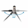 Conceptronic NBT Nano-Lock Dual sülearvuti kombinatsioonlukk, 4-kohaline, 1,8 m terastross, must/hõbe