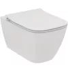 Connect Air rippuv servata WC-pott pehme sulguva istmega, Aquablade loputusega, valge