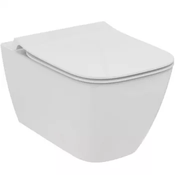 Connect Air rippuv servata WC-pott pehme sulguva istmega, Aquablade loputusega, valge