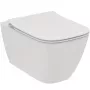 Connect Air rippuv servata WC-pott pehme sulguva istmega, Aquablade loputusega, valge