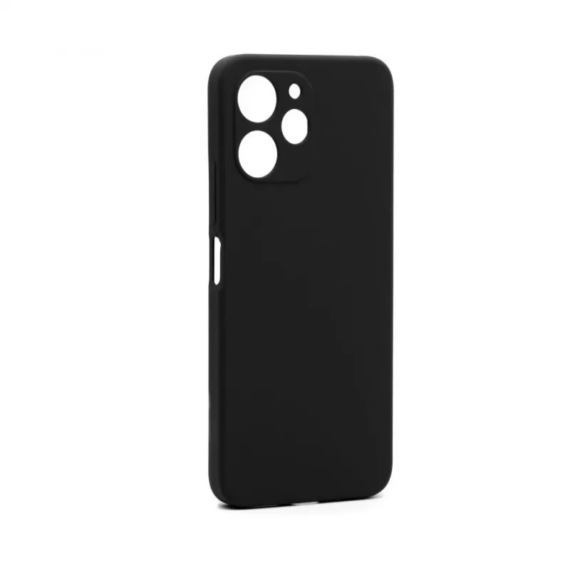 Connect Xiaomi Redmi 12 / Redmi 12 5G premium kvaliteediga pehme puutega silikoonümbris must