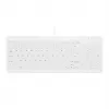 Contour ACTIVE KEY Hügieen Compact Ultraflat Juhtmega USB klaviatuur Must (AK-C7012F-UVS-W/FR)