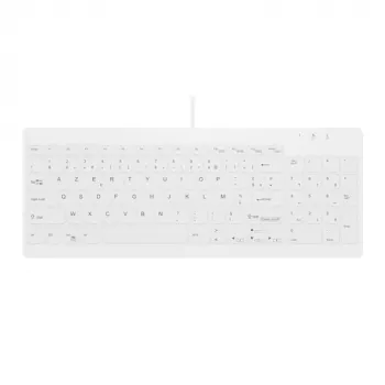 Contour ACTIVE KEY Hügieen Compact Ultraflat Juhtmega USB klaviatuur Must (AK-C7012F-UVS-W/FR)
