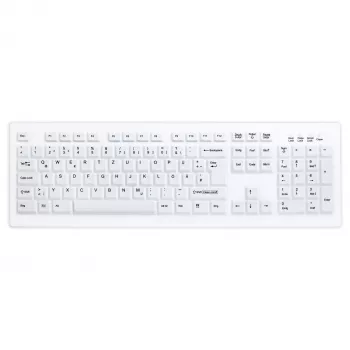CONTOUR DESIGN Active Key AK-C8100 täissuuruses juhtmevaba klaviatuur (RF 2.4 GHz, membraan, valge, QWERTZ)