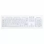 CONTOUR DESIGN Active Key AK-C8100 täissuuruses juhtmevaba klaviatuur (RF 2.4 GHz, membraan, valge, QWERTZ)