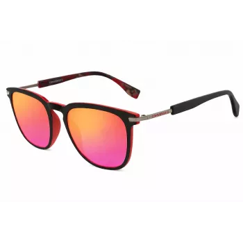 CONVERSE SCO051Q5296SR Meeste kandilised päikeseprillid musta raamiga, hallid läätsed, 52 mm