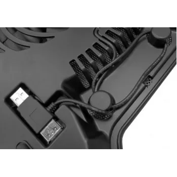 Cooler Master NotePal X-Slim R9-NBC-XSLI-GP 160mm USB sülearvuti jahutuspadjad läbipääsuportiga, must