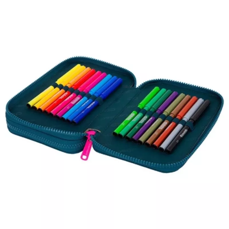 CoolPack Jumper 2 Sunny Day Double Decker Kooli pliiatsikarp koos varustusega