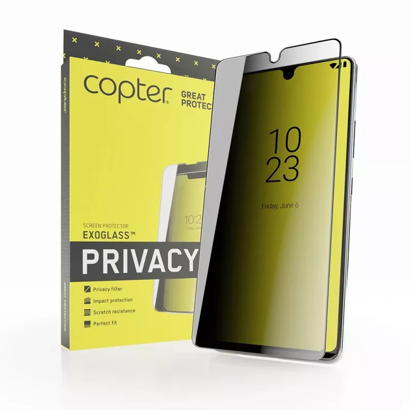 Copter Privacy Curved Screen Protector for iPhone 16 Pro Max / 17 Pro Max