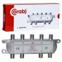 CORAB 8-suunaline jaotur 5-2400 MHz koos DC läbipääsuga