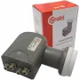 CORAB Universal Quad LNB – 4 väljundit, 0,1 dB müratase, 40 mm feedhorn